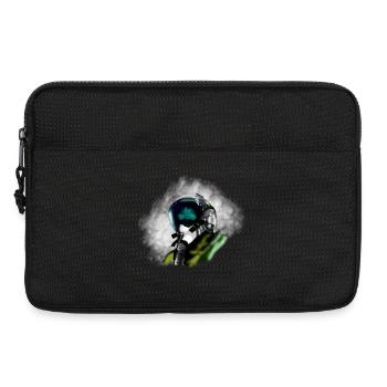 Jet Pilot - Laptoptasche 13" - Schwarz - Vorne