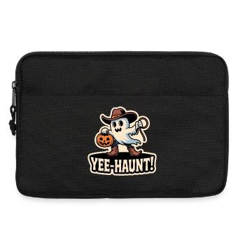 Cowboy Boo – Spooky Cute Halloween Ghost Lasso - Laptoptasche 13" - Schwarz - Vorne