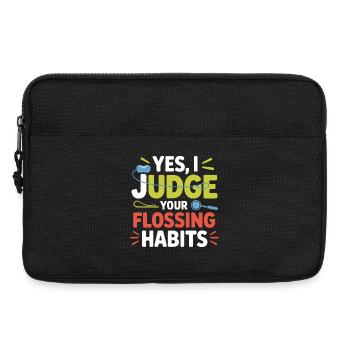 For The Dental Nurse Clinic Life Squad  - Laptop bag 13" - black - Front