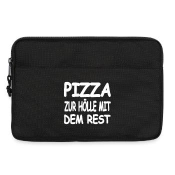 Pizza - Laptoptasche 13" - Schwarz - Vorne