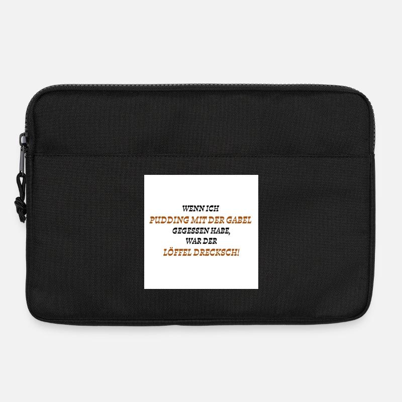 Dreckscher Löffel - Laptoptasche 13" - Schwarz
