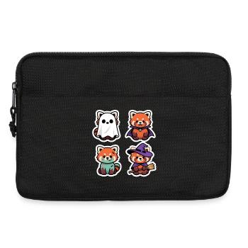 Halloween Kawaii Panda Mignon Costume Cadeau - Sacoche pour ordinateur portable 13 pouces - noir - Devant