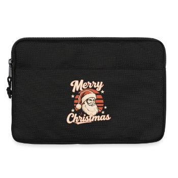 Père Noël Vintage - Sacoche pour ordinateur portable 13 pouces - noir - Devant