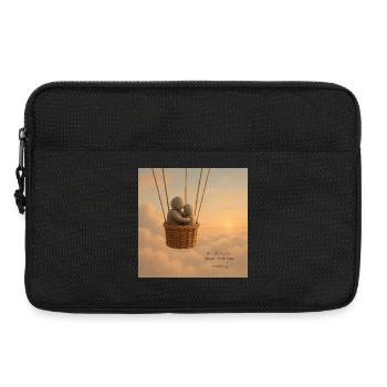 Skybound Whispers Embrace - Laptop bag 13" - black - Front