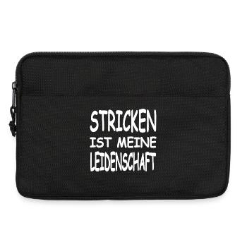 Stricken - Laptoptasche 13" - Schwarz - Vorne