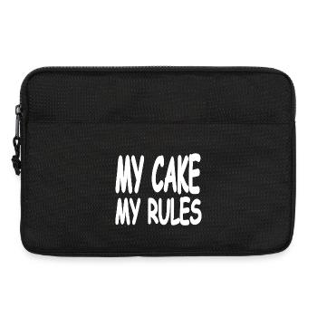 Kuchen - Laptoptasche 13" - Schwarz - Vorne