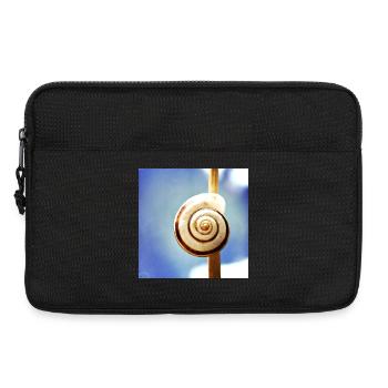 Schneckenhaus - Laptoptasche 13" - Schwarz - Vorne