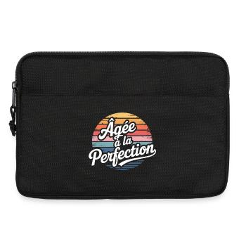 Aged to Retro Perfection - Laptop bag 13" - black - Front