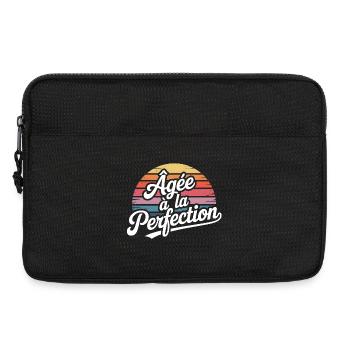 Bis zur Perfektion gereift - Laptoptasche 13" - Schwarz - Vorne