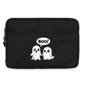 Halloween Niedliche Boo-Geister - Laptoptasche 13" - Schwarz - Vorne
