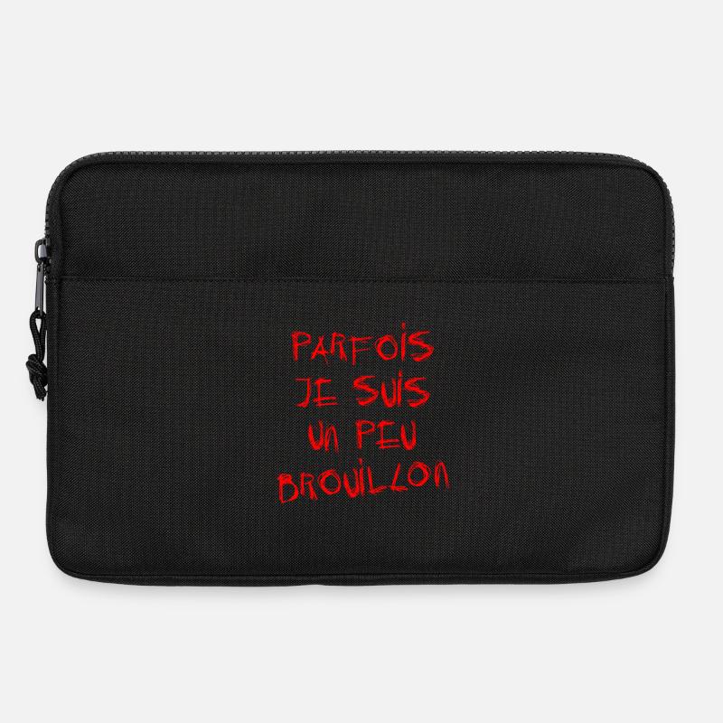 MANCHMAL BIN ICH EIN BISSCHEN CHAOTISCH! - Laptoptasche 13" - Schwarz
