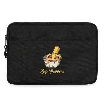 Dip Happens – Relax Pommes - Laptoptasche 13" - Schwarz - Vorne