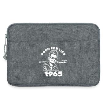 60ème Anniversaire Pogo à vie depuis 11/1965 - Sacoche pour ordinateur portable 13 pouces - gris chiné - Devant