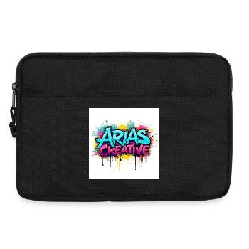 Aris Creative Graffiti-Logo - Laptoptasche 13" - Schwarz - Vorne