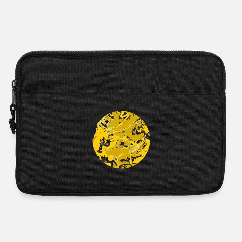 Solar Abstract Circle - Laptop bag 13" - black