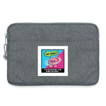 Geniale Idee Brain Pop - Laptoptasche 13" - Grau meliert - Vorne