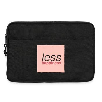 Weniger Glück - Laptoptasche 13" - Schwarz - Vorne