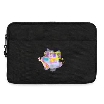 She said yes JGA - Laptoptasche 13" - Schwarz - Vorne