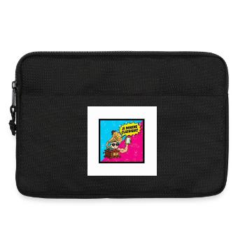 Ich werde zum klassischen Pop-Retro - Laptoptasche 13" - Schwarz - Vorne