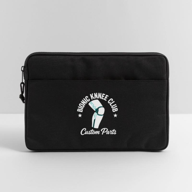 Bionic Knee Club Bionic Knee Replacement Gift Laptop bag 13"
