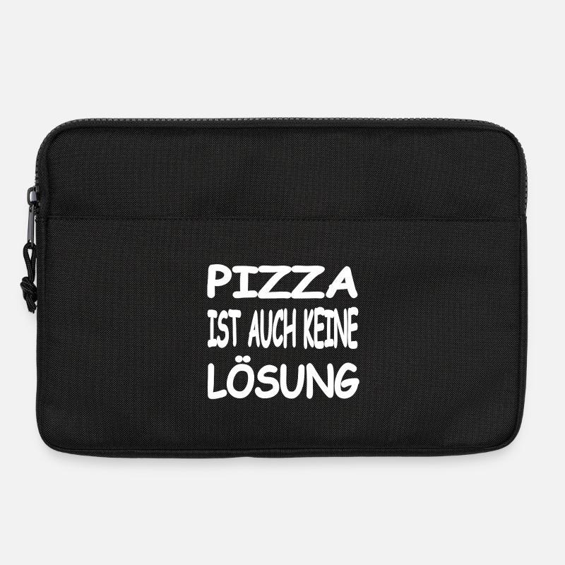 Pizza - Laptoptasche 13" - Schwarz