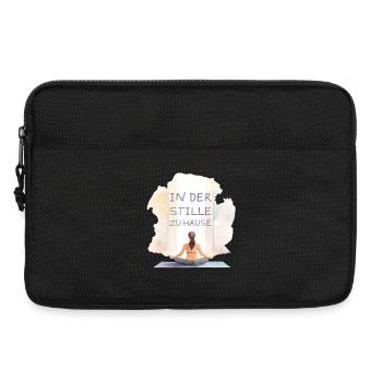 In Silence at Home Yoga Design - Laptop bag 13" - black - Front