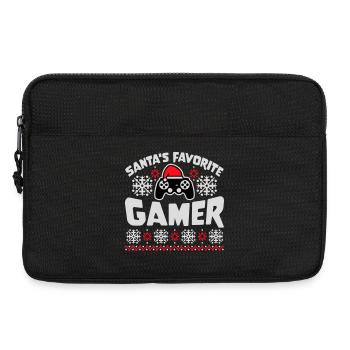 Santa's Favorite Gamer Controller Weihnachten Nerd - Laptoptasche 13" - Schwarz - Vorne
