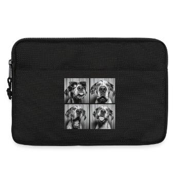 Lustig Deutsche Dogge Great Dane Fotobox - Laptoptasche 13" - Schwarz - Vorne