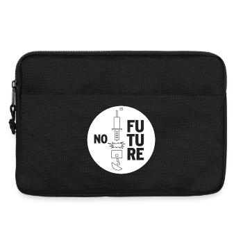 NO FUTURE - Laptoptasche 13" - Schwarz - Vorne