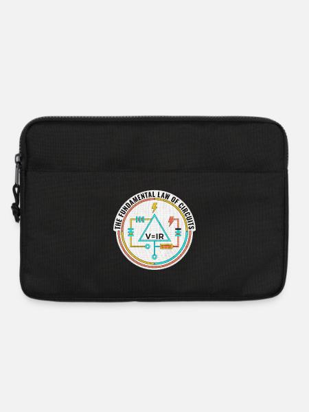 Geschenk für Elektroingenieur, Lustige Schaltkreise Shirt - Laptoptasche 13" - Schwarz