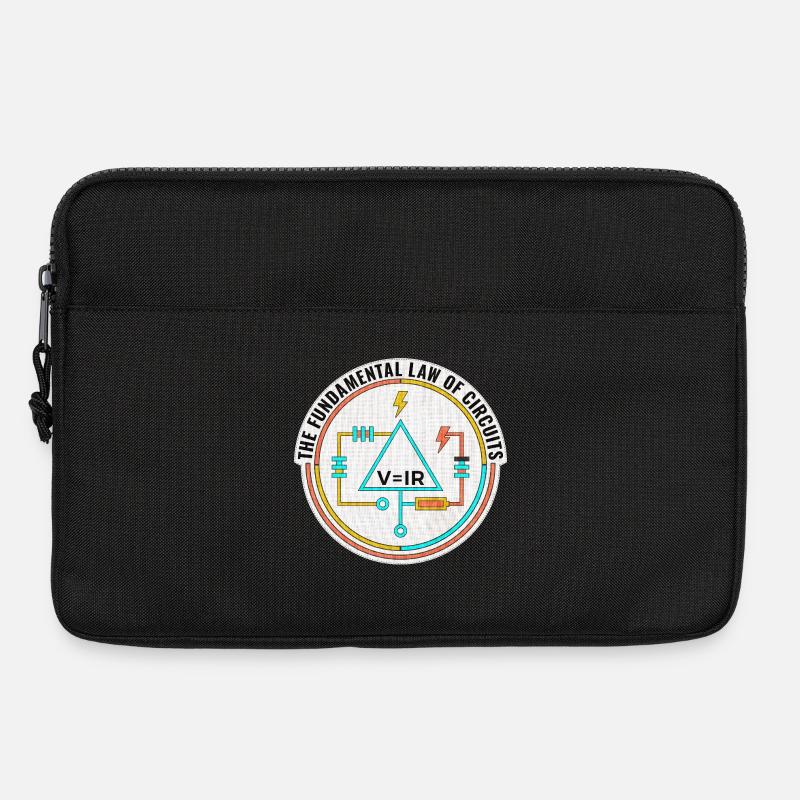 Gift for Electrical Engineer, Funny Circuits Shirt - Laptop bag 13" - black