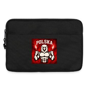 Polska orzeł - Sacoche pour ordinateur portable 13 pouces - noir - Devant