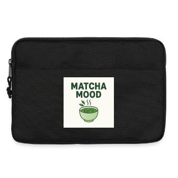 Humeur Matcha - Sacoche pour ordinateur portable 13 pouces - noir - Devant