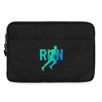 Dynamischer Läufer RUN - Laptoptasche 13" - Schwarz - Vorne
