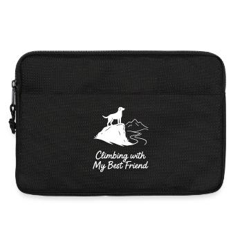 Grimper avec mon meilleur ami - Sacoche pour ordinateur portable 13 pouces - noir - Devant