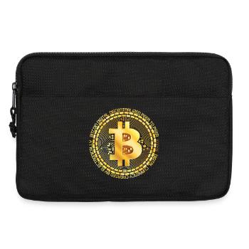 Bague en or Bitcoin - Sacoche pour ordinateur portable 13 pouces - noir - Devant