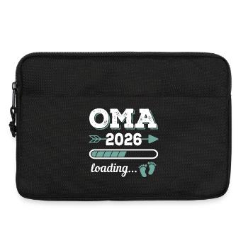 Oma 2026 Loading Werdende Großmutter Geschenkidee - Laptoptasche 13" - Schwarz - Vorne