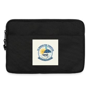 Das Büro der Stürme - Sonne und Regen - Laptoptasche 13" - Schwarz - Vorne