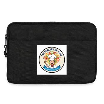 Les Papilles en Folie Colorful Chef - Laptoptasche 13" - Schwarz - Vorne