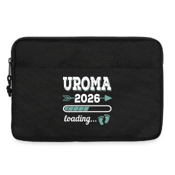 Uroma 2026 Loading Werdende Urgroßmutter Geschenk - Laptoptasche 13" - Schwarz - Vorne