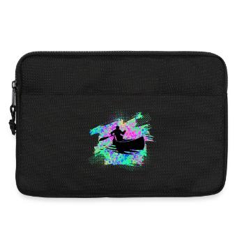 Kanu Kajak - Laptoptasche 13" - Schwarz - Vorne