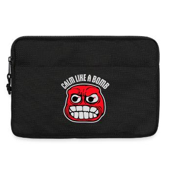 Calme comme une bombe Paradoxe Ironie Humour Blague explosive - Sacoche pour ordinateur portable 13 pouces - noir - Devant