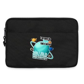 Je suis plutôt du genre Uranus - Sacoche pour ordinateur portable 13 pouces - noir - Devant