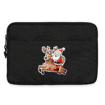 Babbo Natale - Santa Claus Merry Christmas - Laptop bag 13" - black - Front