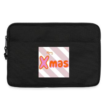 Merry Xmas Groovy Typo - Laptop bag 13" - black - Front