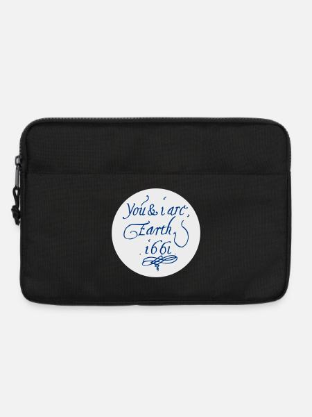 Du und ich sind Erde 1661 - Laptoptasche 13" - Schwarz