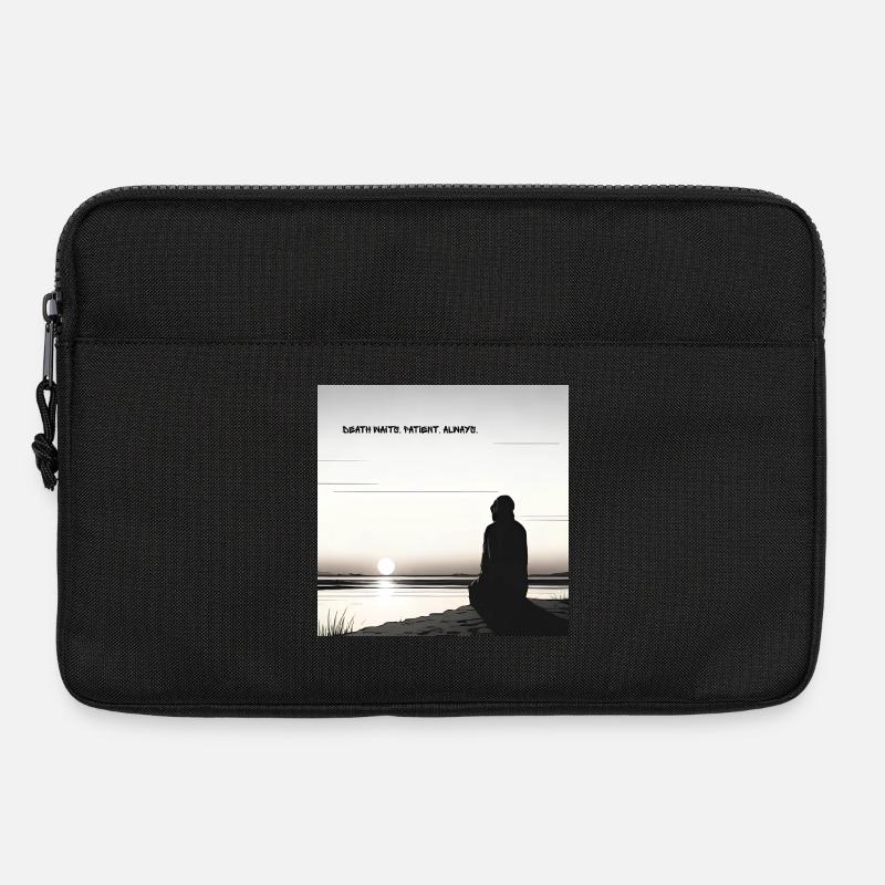 Der Tod wartet immer auf den Patienten - Laptoptasche 13" - Schwarz