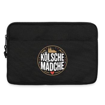 Kölsche Mädche Karneval Köln Kölle Kölsch Mädchen - Laptoptasche 13" - Schwarz - Vorne