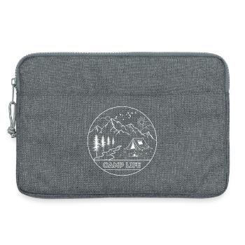 Camp Life - Laptop bag 13" - heather grey - Front