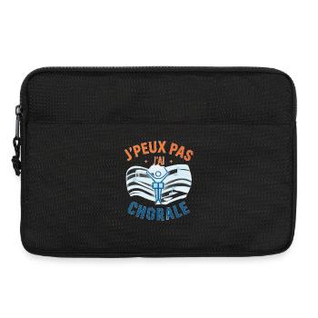 I can't I have a choir - Laptop bag 13" - black - Front